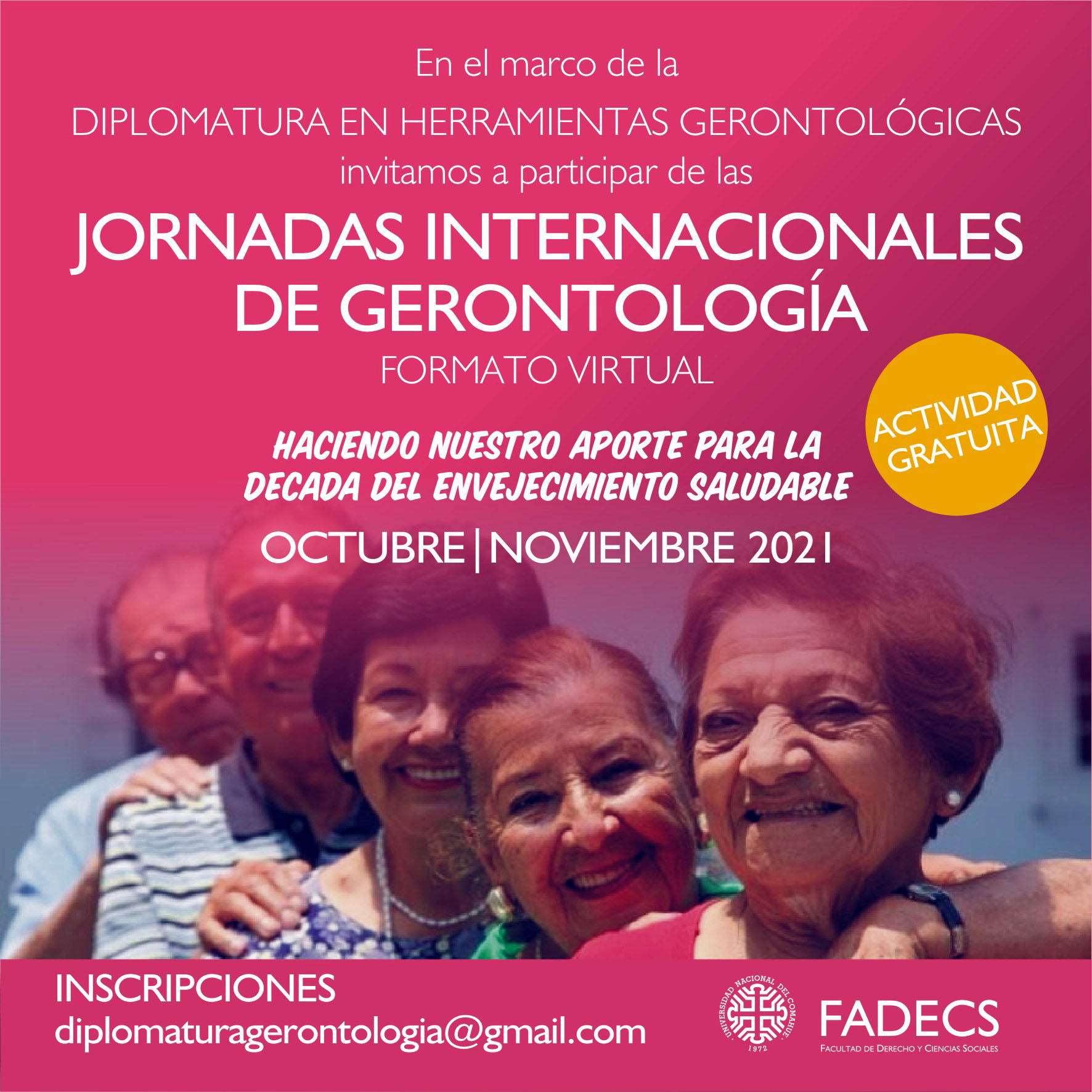 JORNADAS INTERNACIONALES DE GERONTOLOGÍA